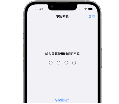 循化iPhone屏幕维修分享iPhone屏幕使用时间密码忘记了怎么办 