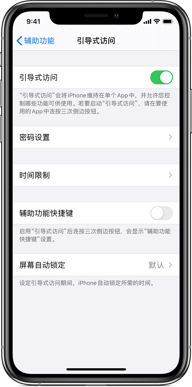 循化苹果手机维修分享如何在 iPhone 上退出引导式访问 