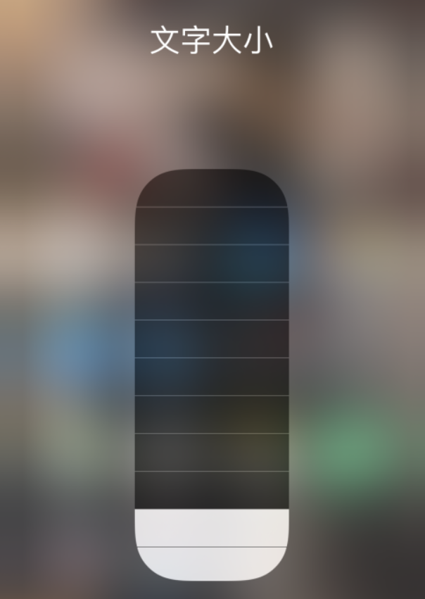 循化苹果手机维修分享小技巧：在 iPhone 控制中心快速调节字体大小 